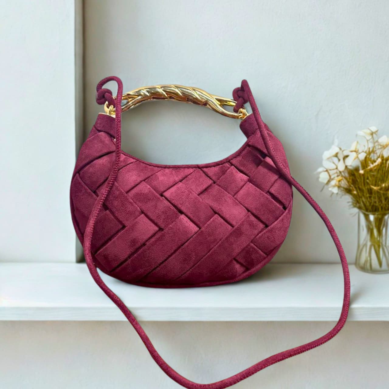 Jwpeiorla Woven Bag for Women – Crossbody Handbag